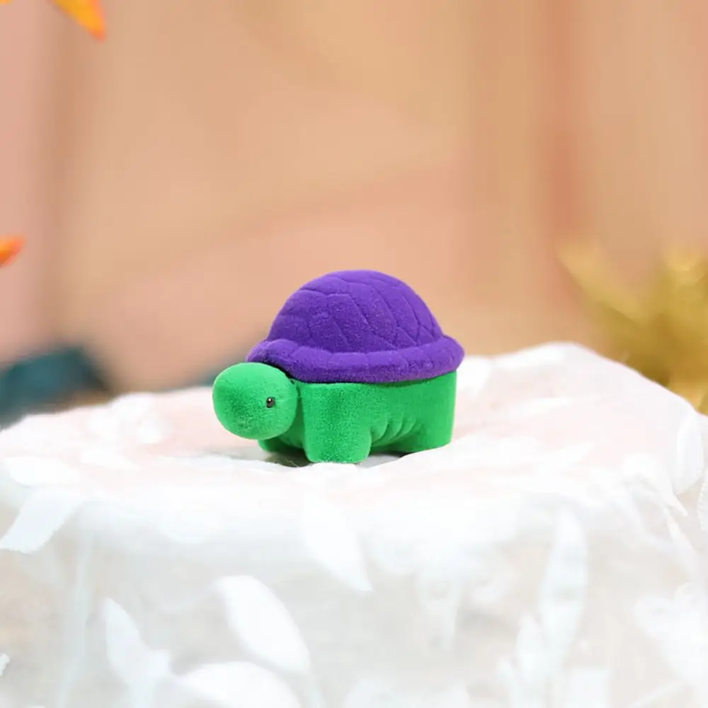 

Cute Romantic Lover Cartoon Animals Gift Jewelry Display Storage Case Velvet Ring Box Gift Boxes