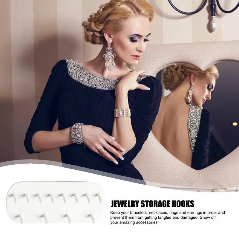 Wall Mounted Earring Holder Earring Wall Holder Organizer Jewelry Display For Selling Storage Rack For Bracelets Rings Bangles