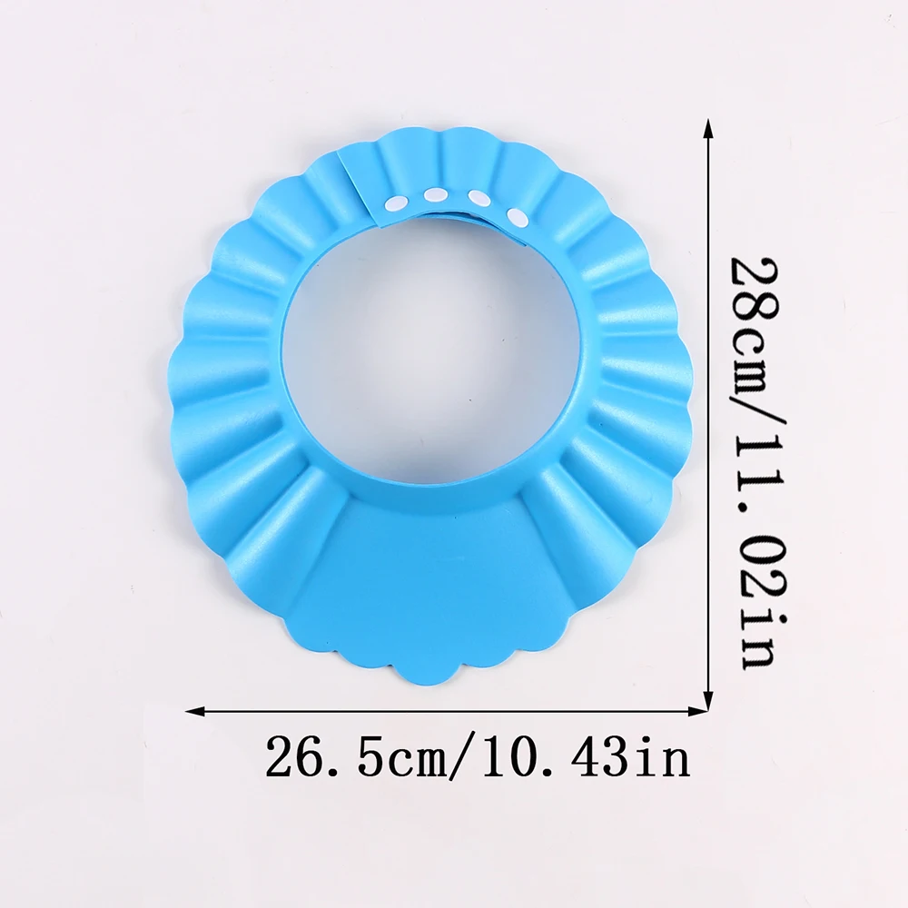 Adjustable Baby Shower Cap Eye Ear Protection Waterproof Shampoo Hat Bath Visor Shield