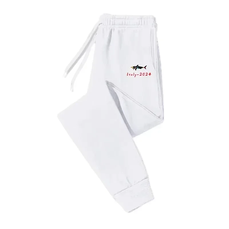 2025 Pantalones deportivos al aire libre para hombres, pantalones para correr de primavera y otoño, ropa holgada para Fitness, pantalones de calle informales y cómodos