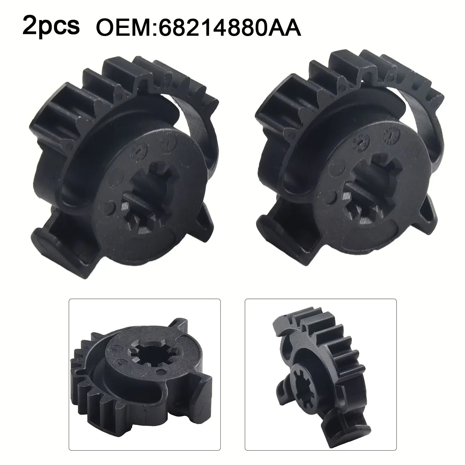 

Привод шестерни смеси двери 2 шт. 4*4*3 см 68214880AA автоаксессуары вспомогательный нагреватель черный нагреватель HVAC высокое качество