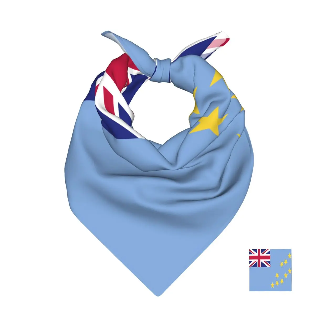

Tuvalu Flag Square Towel Multifunctional Neck Scarf Hair Bandana