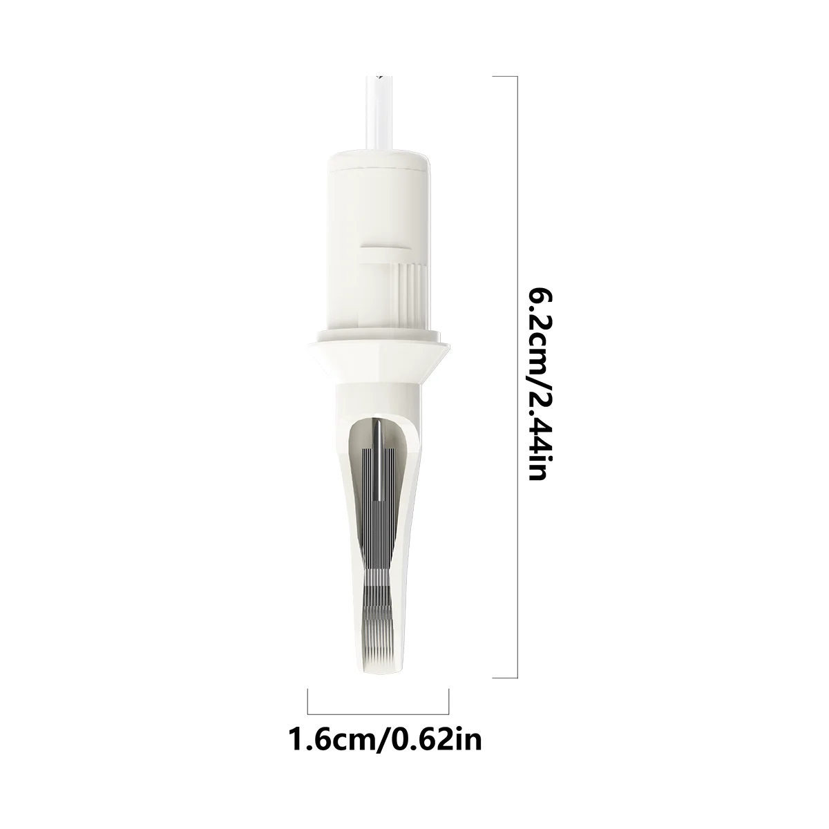 Bigwesp Cartridge Naalden Voor Permanente Make-Up Machine Roterende Pen Rond Voering Steriele Naalden Rm Tattoo 20Pcs