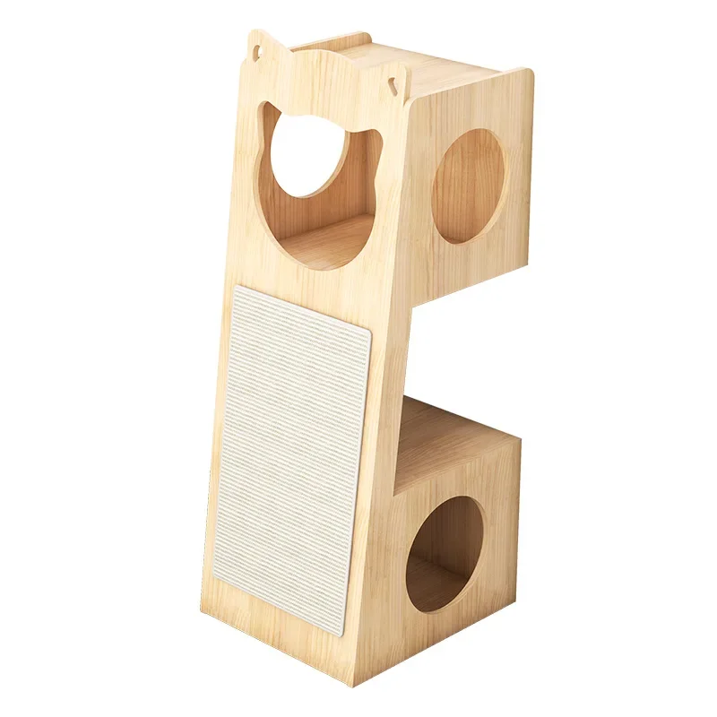 

Semi-closed cat litter Solid wood Cat scratching board