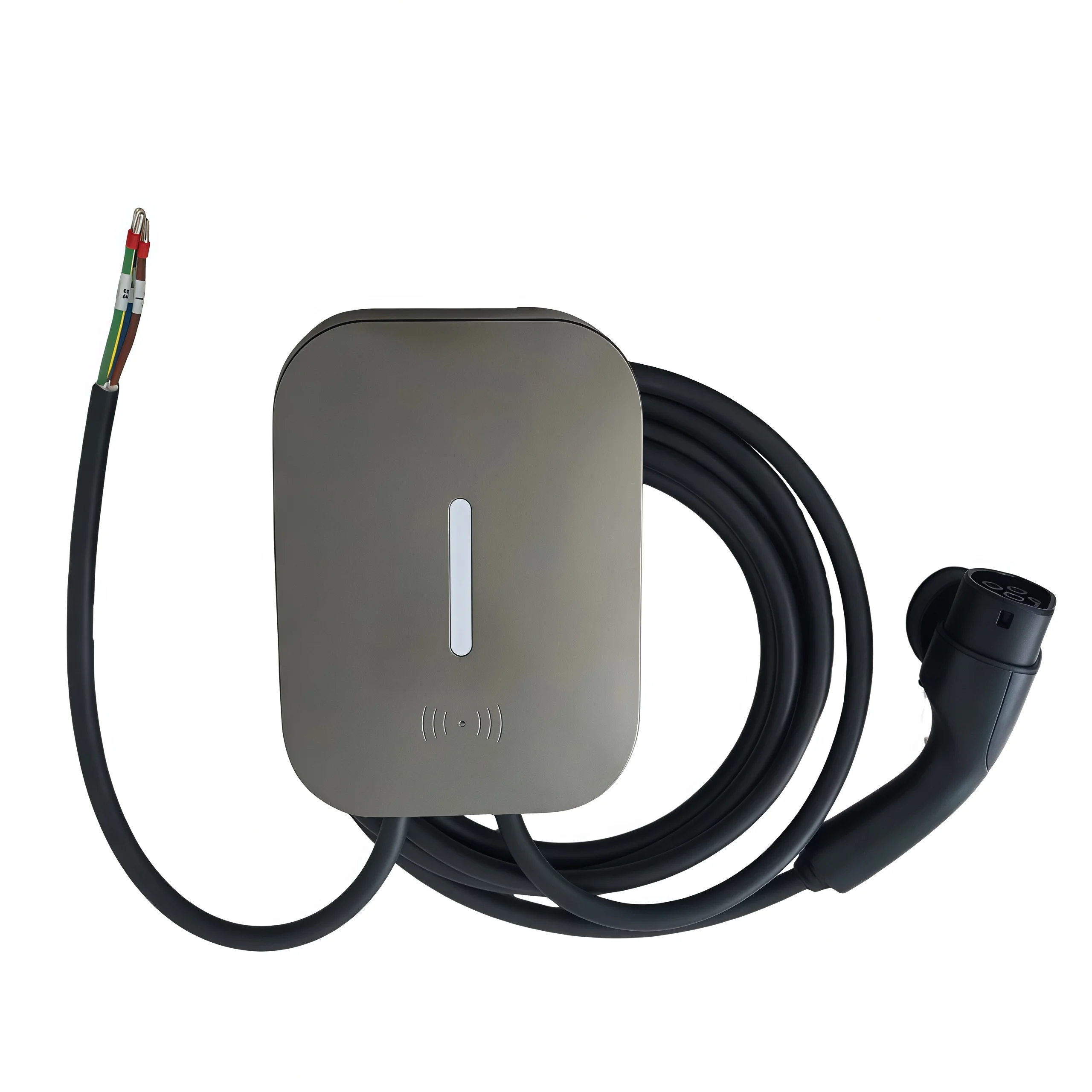 New NACS Wall-mounted Electric Vehicle AC Charger 250V 12KW RFID Card/WiFi Smart Home Fast AC 3 Phase Level 2 CE Certified Cheap - view 4