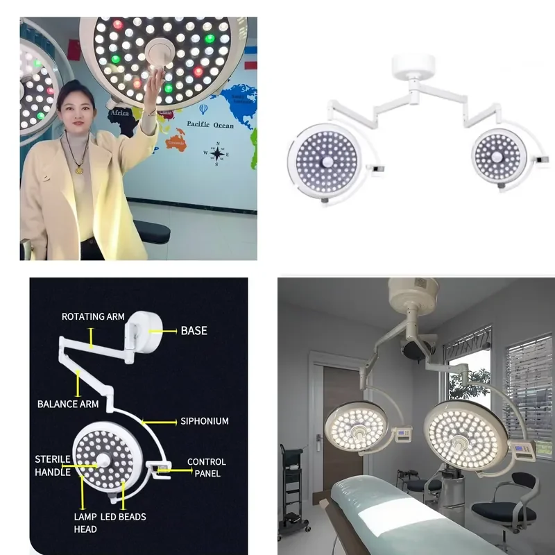 for Medical Surgical Lights LED Operating Room Lights Dental Surgical Lamp Best Price Hospital Ceiling Mount Shadowless