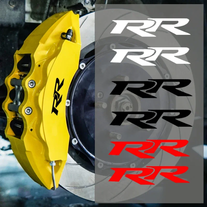 Vehicle Brake Caliper Cover Decor Sticker for Honda RR Logo HRV CRV CIVIC FIT MUGEN Insight Type R VETC VEZEL City XRV Stream