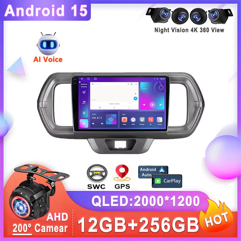 

Car Radio Android 15 For Toyota Passo III 3 2016 - 2021 Stereo Multimedia Player No 2din DVD 5G 2K Player Navigation Car GPS 5G