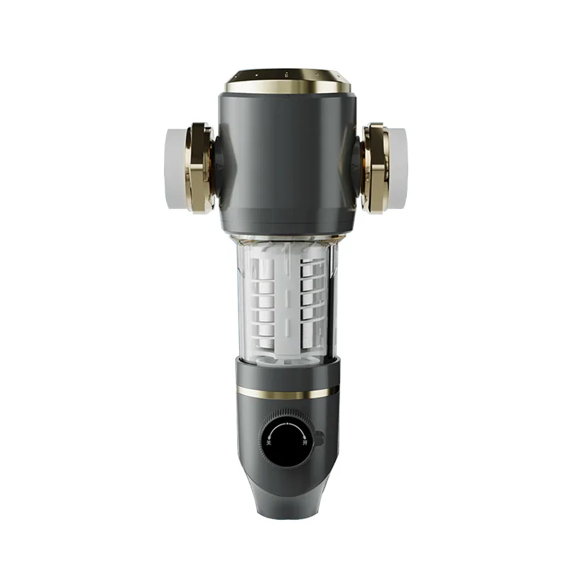 

EIREE Pre Filter Purifier Whole House Spin Down Sediment Water Filter Central Prefilter System Backwash Stainless Steel Mesh