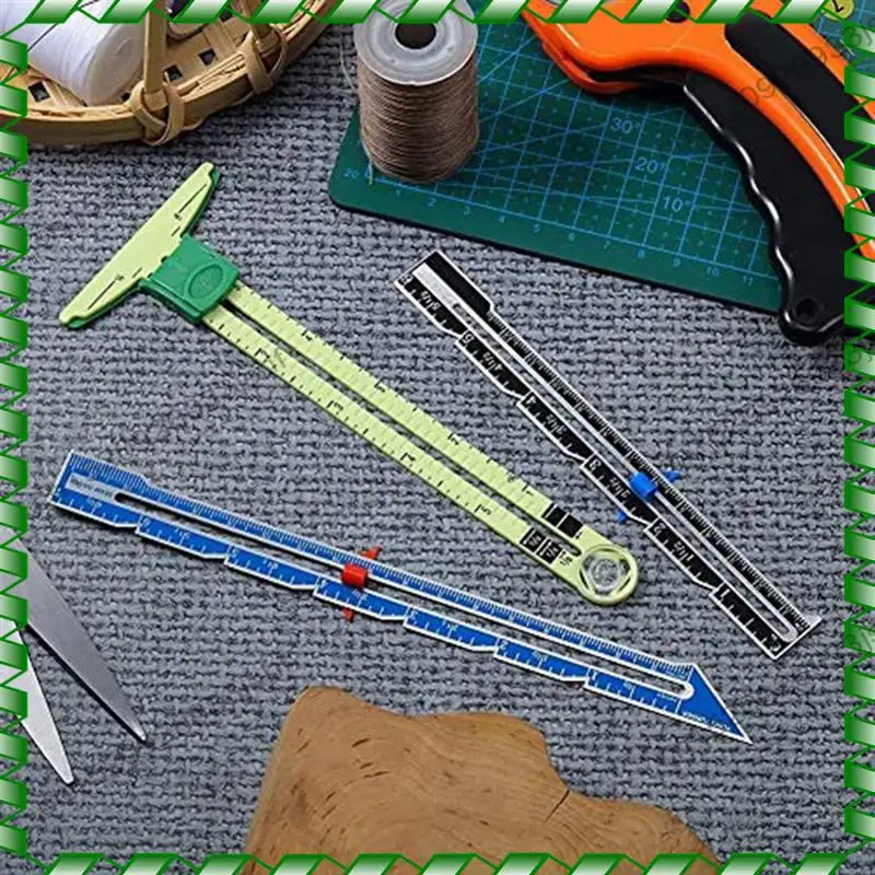

-BOFF 3PCS Sewing Tools Set Measuring Sewing Gauges For Beginners, Knitting, Crafts, Sewing Supplies