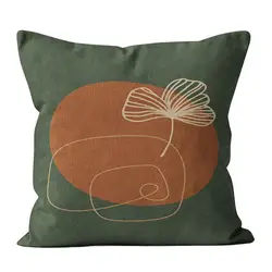 45*45cm Nordic Flower Cushion Cover Home Scandinavian Decor Pillow Case Sofa Decoration Modern Decorative Outdoor Pillowcase