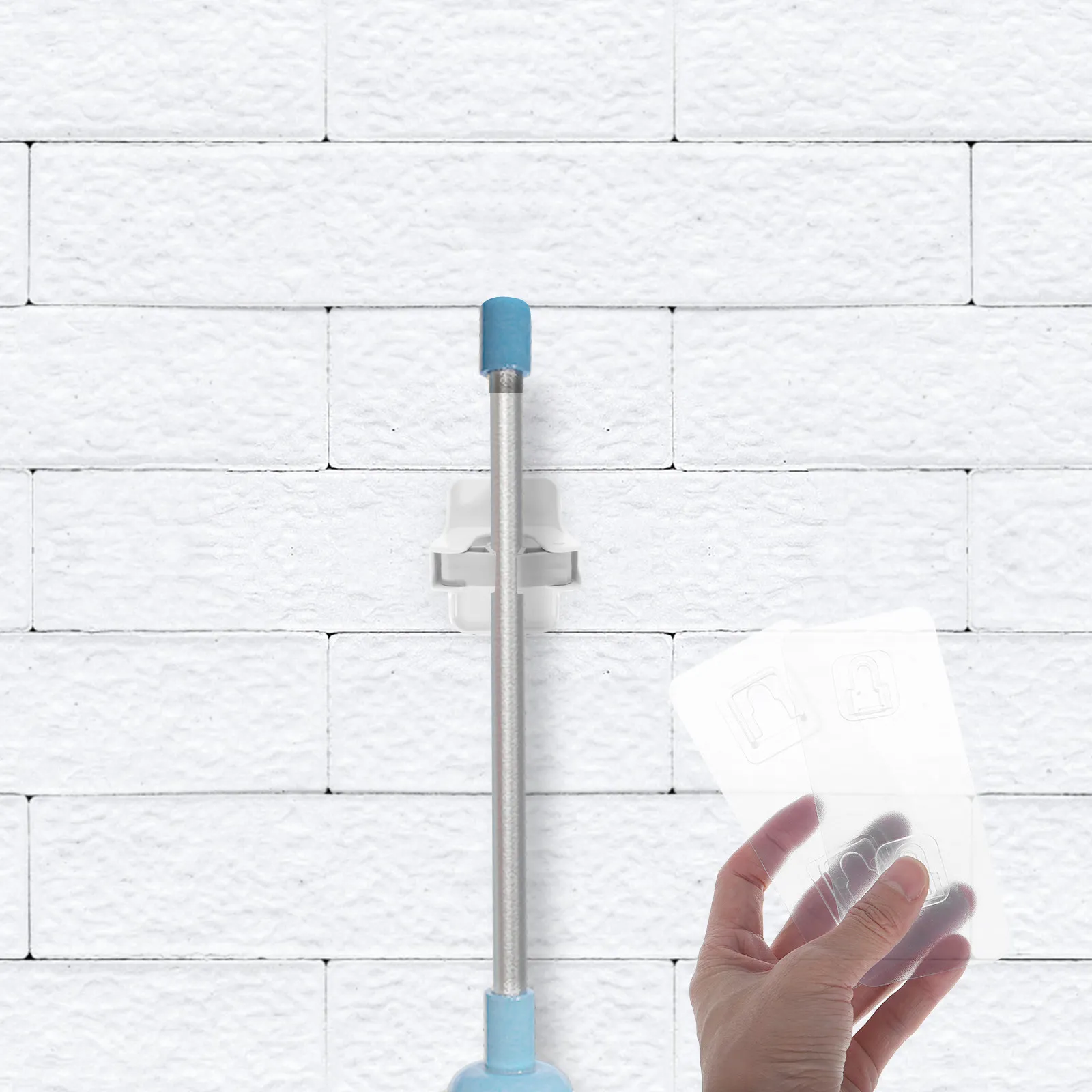10Pcs Clear Self Adhesive Hooks for Bathroom Shower Kitchen Office No Drilling Required Heavy Duty Waterproof Reusable Wall