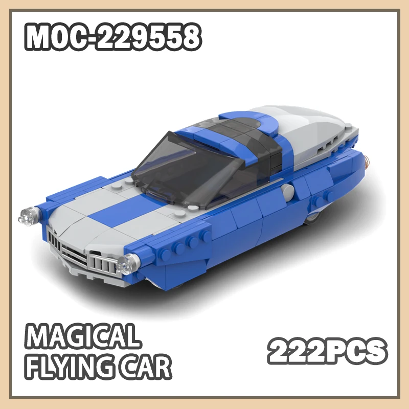 

Magical Flying Car 222PCS Building Block Model Brick Classic animated movie series Set Creative Gifts MOC-229558