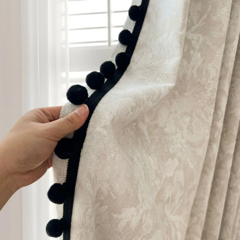 Downton Abbey Chenille Jacquard French Blackout Custom Size Luxury Elegant Curtains for Living Dining Room Bedroom Fashion Decor