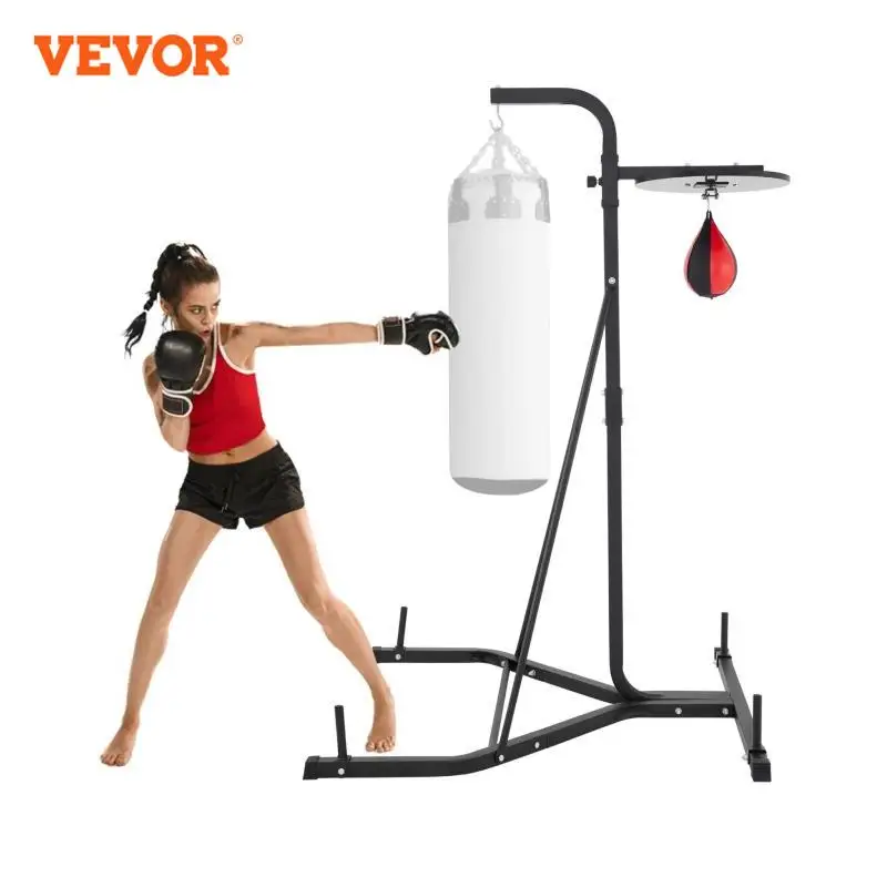 VEVOR Free Standing Boxing Bag Stand Unisex Boxing Set Foldable Single Station Heavy Bag Stand Punching Ball Boxing Punching