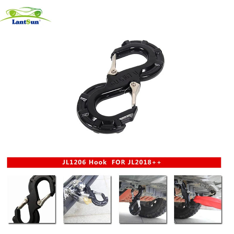 Lantsun JL1206 Stainless Steel S-hook Trailer Hitch Shackle for Towing for Jeep for Wrangler JK/JL view 5