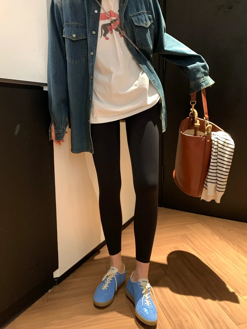 

High Waist Yoga Pants Women's Outerwear Shark Skin Slimming Bottoms Spring Summer Fashionable plus Size Girls Base Layer