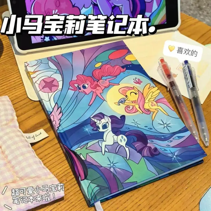 

Cute Cartoon Kawaii Anime Pink Portable Pocket Notebook My Little Pony Notebook Coil Book Diary Notepad Pocket Notepad