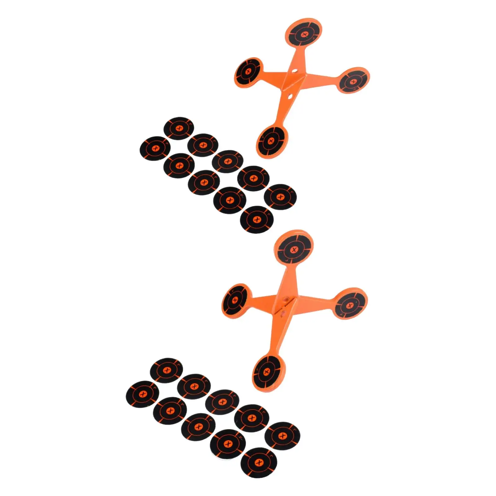 Alloy Steel Rolling Flip Target Portable Splatter Mechanism Paper Training Set for Competitive Skill Building Practice - view 6