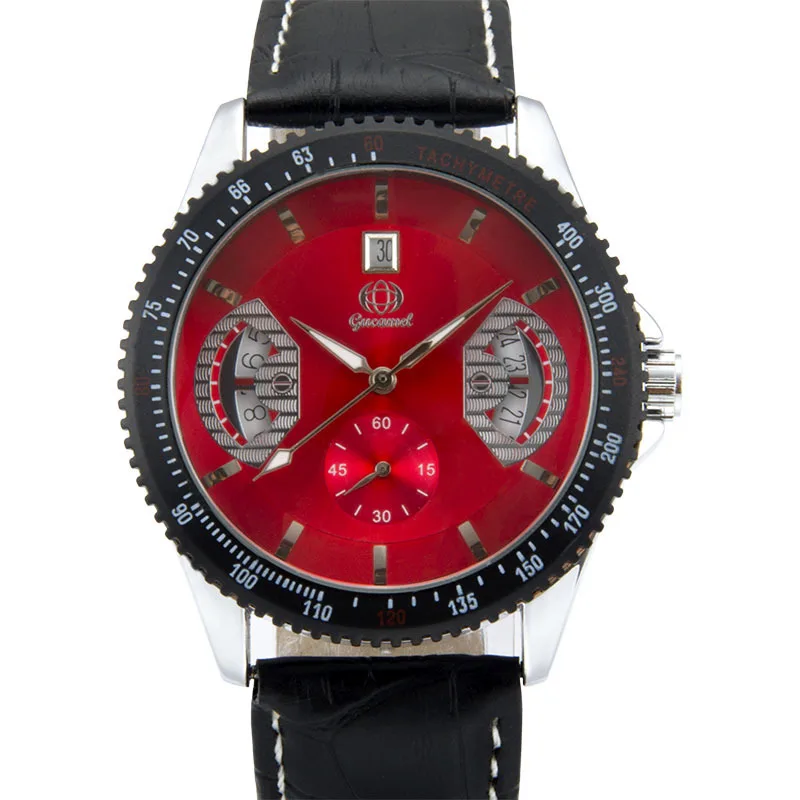 KL20 ساعة يد رجالية عصرية جديدة كاجوال للأعمال من الخلف ساعة ميكانيكية أوتوماتيكية شفافة هدية رائعة على مدار الساعة