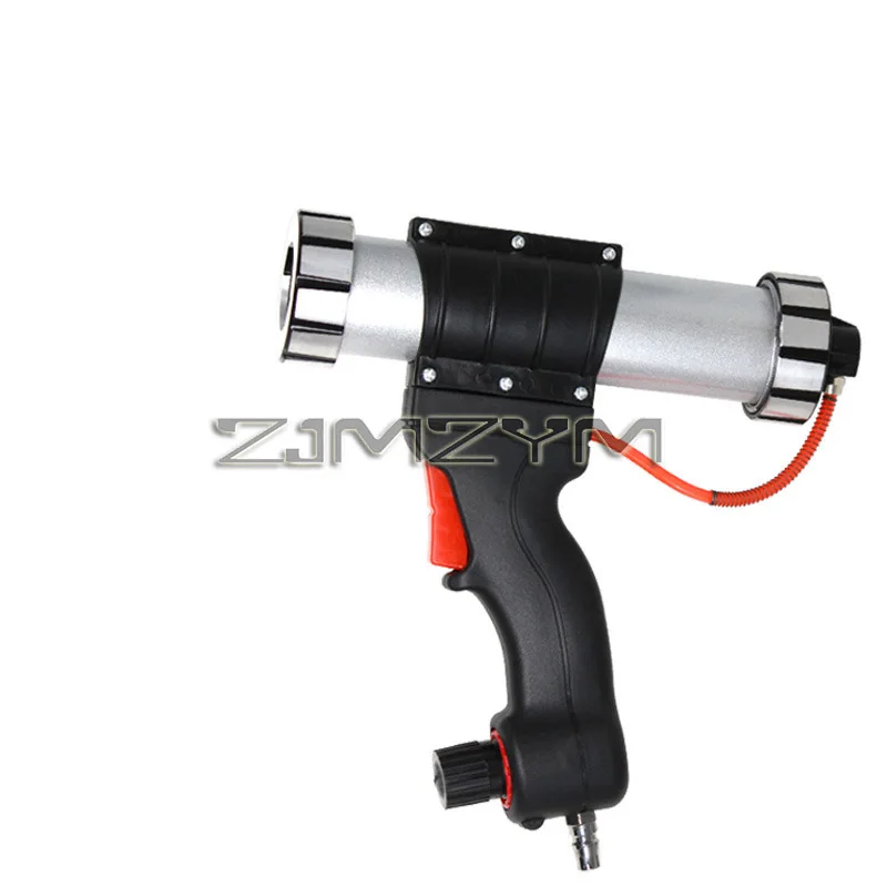 300ML regulowana prędkość pneumatyczny pistolet do klej do szkła NT-8002 o pojemności 6,8 bar z miernikiem pistolet do klejenia twardy pistolet do silikonu kleju