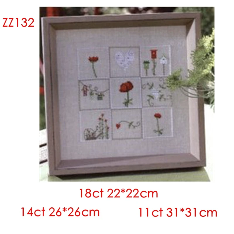 Cross-Stitch Suite Magazine Style Plaid 18ct 14ct 11ct Accurate Prints DIY Manual Material Package