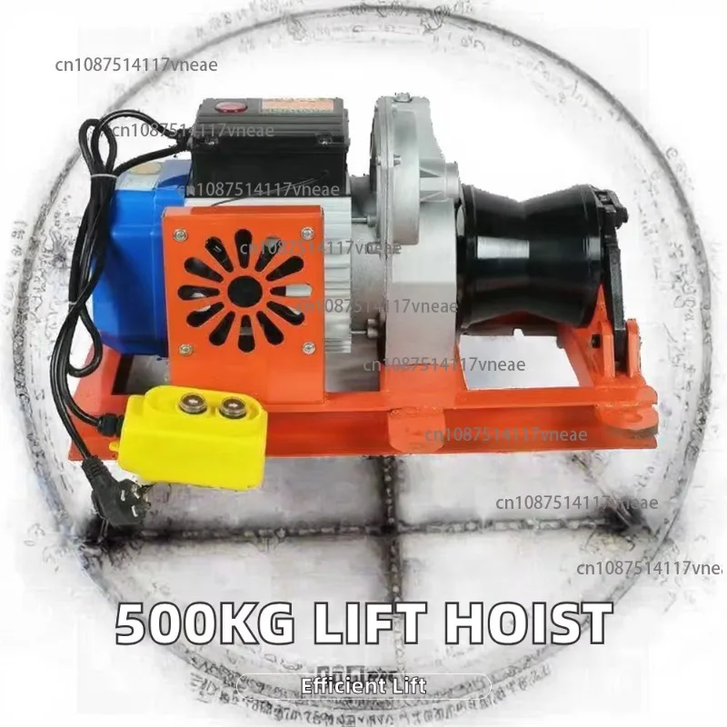 New Condition 220V Multifunctional Steel Wire Rope Electric Lift Hoist Gear Motor 1-Year for Manufacturing Plants Printing