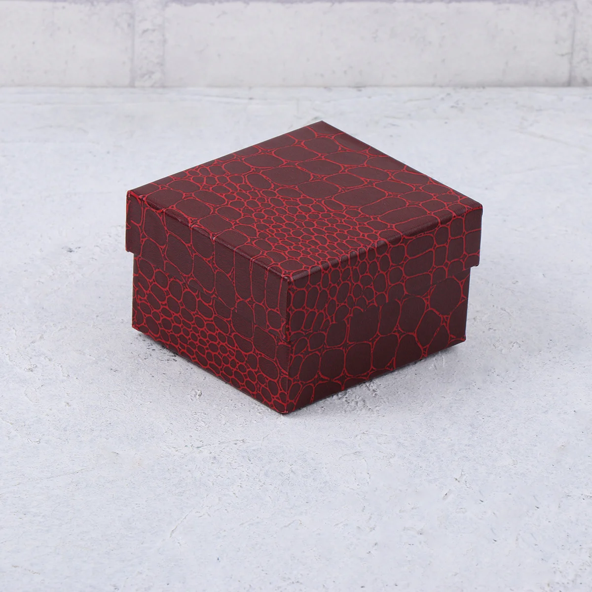 

2Pcs Watch Storage Box PU Premium Jewelry Case Suitable Personal Business Display Holder for Rings Earrings