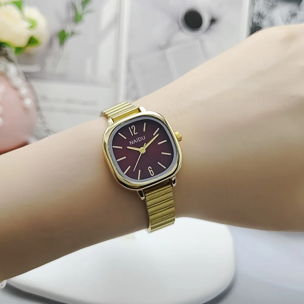 Ladies' Small Square Watch Stainless Steel Strap Women Quartz Watch Girl Gift Wristwatches Dropshipping Relojes Para Mujer