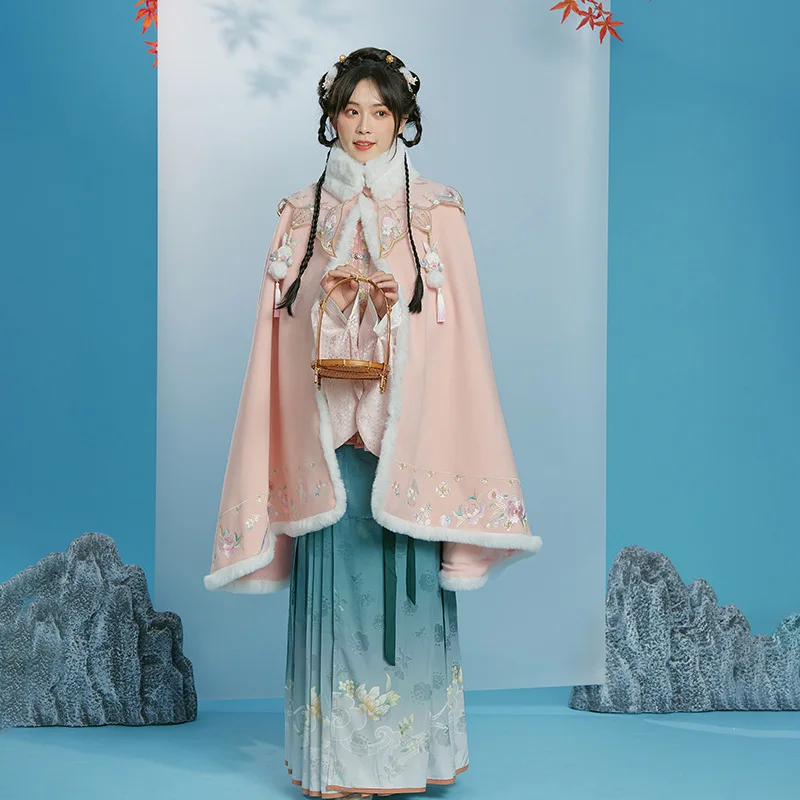 Tang – cape de princesse Hanfu de la dynastie orientale, manteau ancien d'automne et d'hiver, vêtements traditionnels chinois, Costume de Cosplay