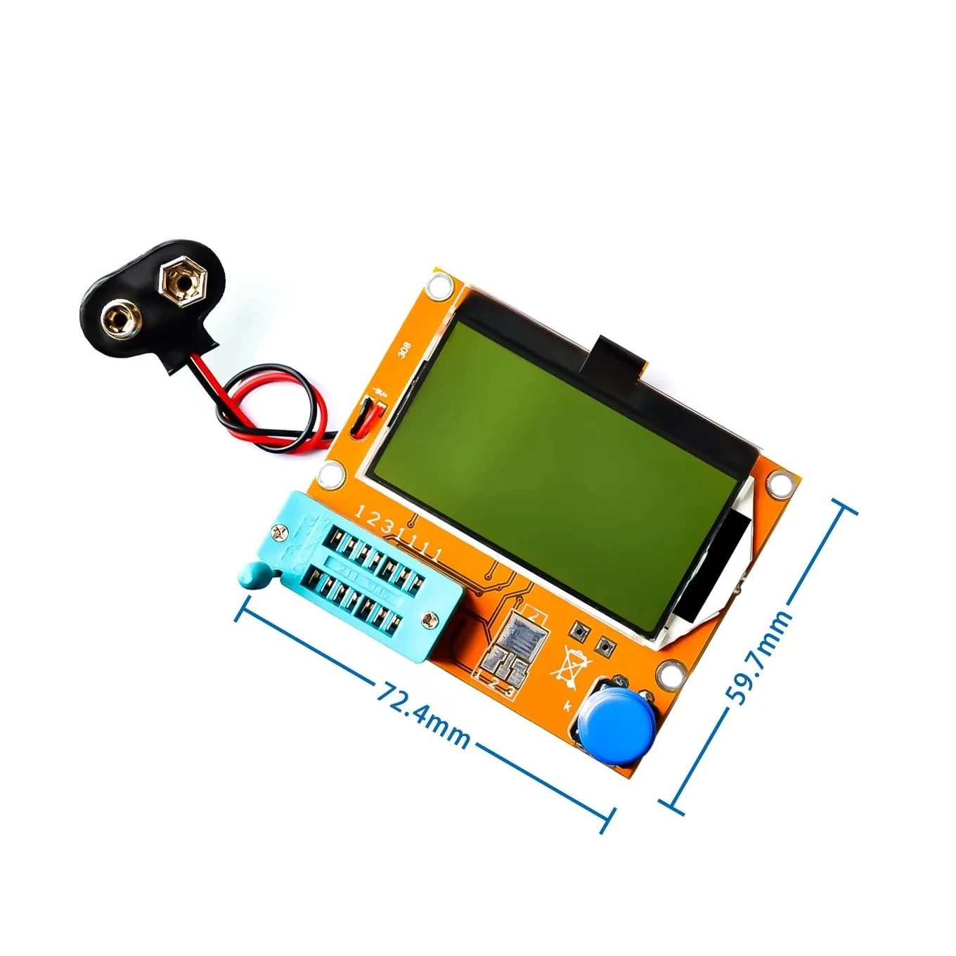 LCR-T4 graphical transistor tester resistor capacitor ESR thyristor LCD display