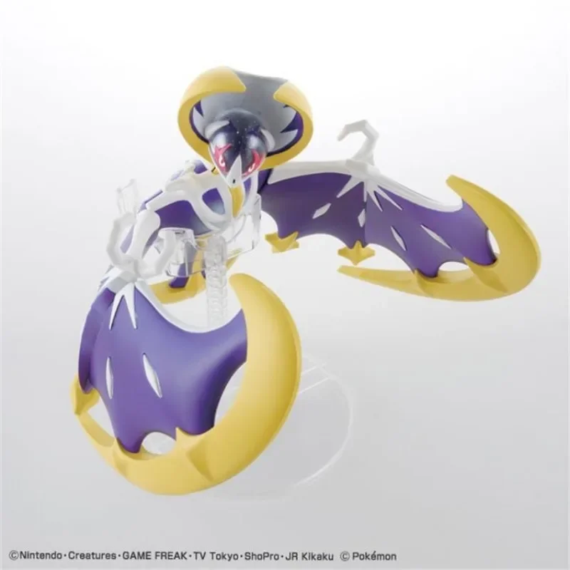 Oryginalne figurki Bandai Pokemon Lunala Anime figurka prosty montaż Model kolekcjonerski ozdoby zabawki modele prezenty pcv