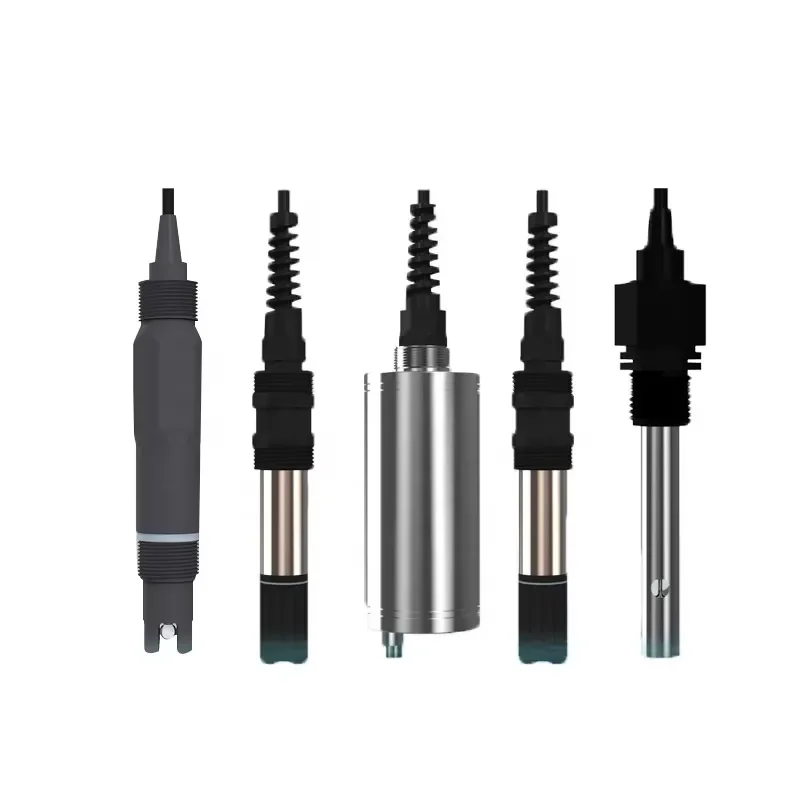 0~100us/cm 0~200000us/cm Salinity Meter TDS Probe 4-20mA RS485 Water Conductivity EC Sensor Industrial Water Analysis