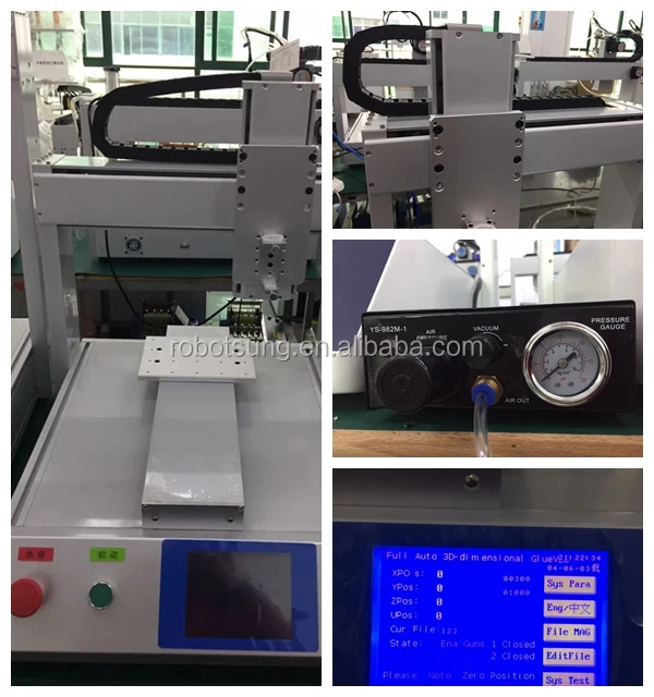 Desktop Automatic Hot Melt Glue Dispensing Machine for Electronic Industry