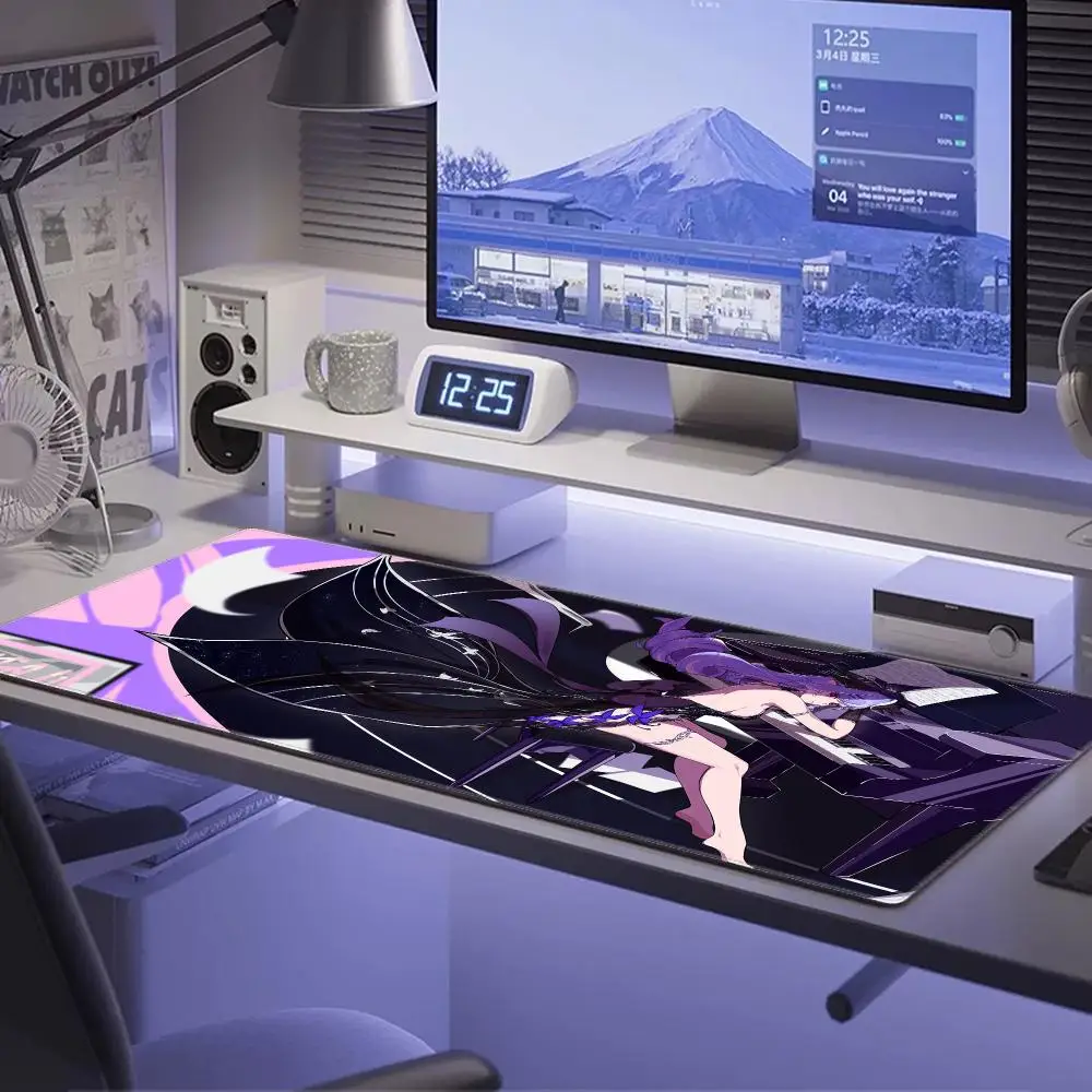 Anime Girl V-Vivian B-Banshee‌ Zenless Zone Zero HYBXAXC Mouse Pad HD Print Game Mouse Pad  Office Accessories Non-Slip Desk Mat