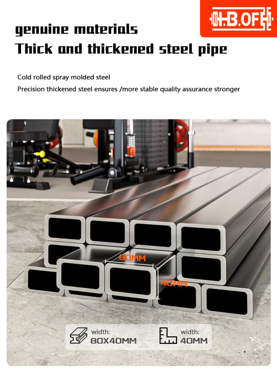 

Многофункциональный тренажер Смита, большой комплексный тренажер, домашнее фитнес-оборудование, для приседаний, жима лежа, упражнений на гантели, отжиманий на брусьях