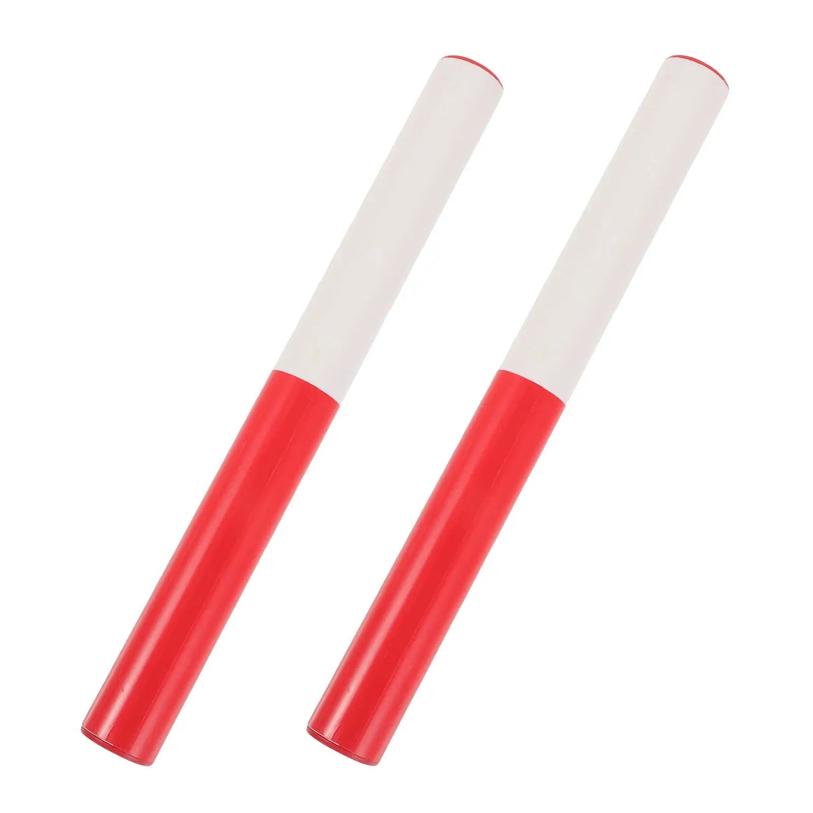 

2Pcs Plastic Relay Baton 12 Inch Lightweight Kids Running Baton for Track Field School Competitions Outdoor Sports Practice