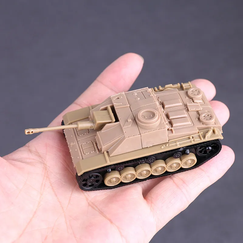 1/100 4D Block Assemble Tank WWII Germany Tiger I US M1A2 Soviet Union SU-100 Fighter Vehicle Plastic Building Model Kit Toy