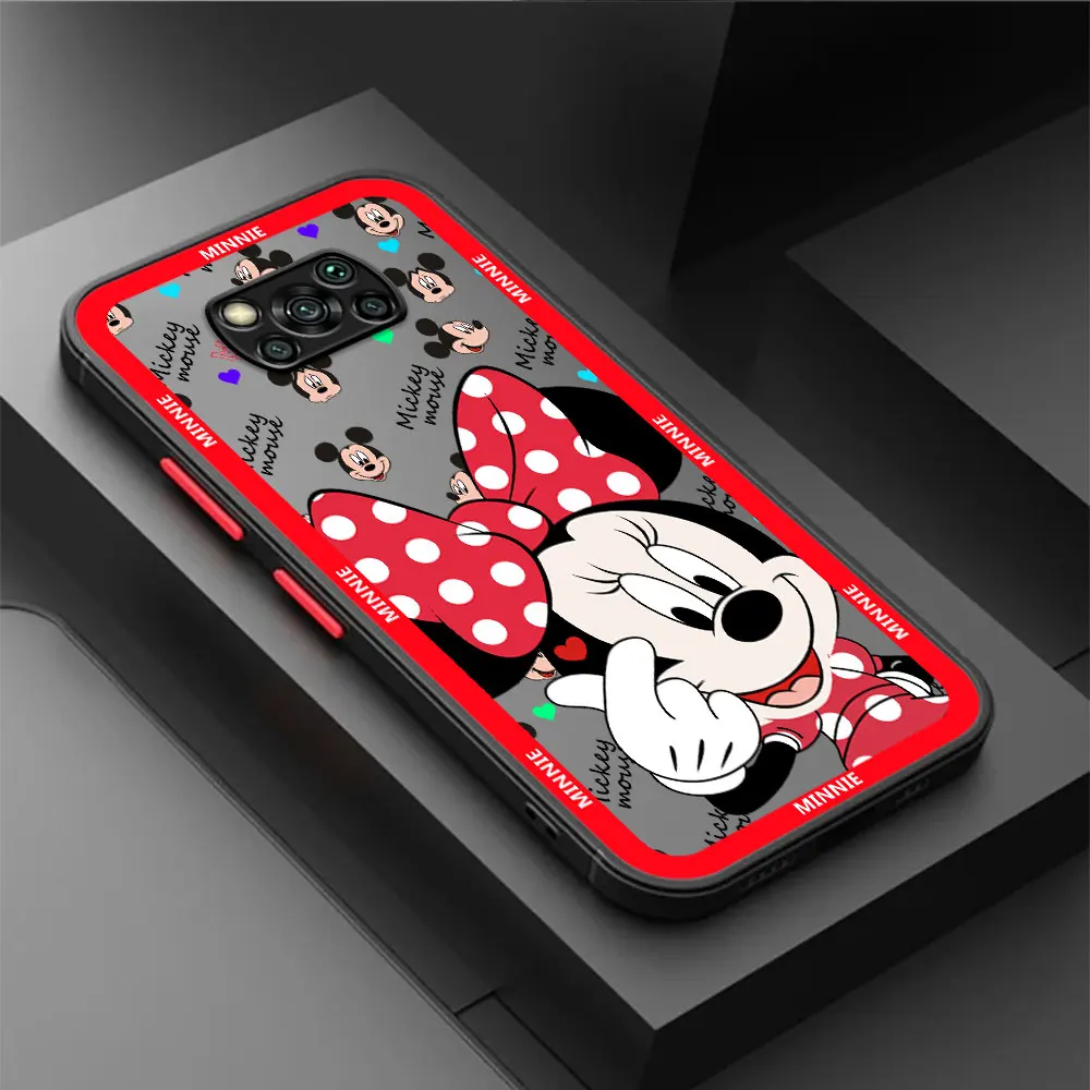 Mickey Maus Fall Für Xiaoimi Poco X3 NFC 11T Pro 11 Lite X5 X4 12 13 9T 12X F3 M5 C40 C50 C51 Funda Zurück Telefon Abdeckung