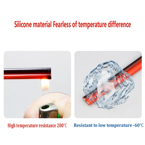 Imagen 2 del producto 8awg 10awg 12awg 0,08mm alambre de cobre estañado 14awg 16awg 18awg 20awg 22awg 24/26/28awg alambre de silicona Flexible para coches RC, Drones