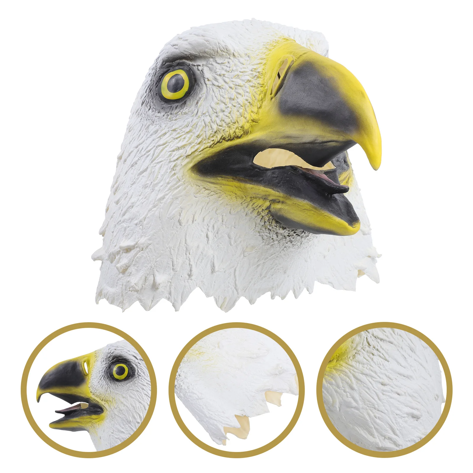 

1pc 3D Eagle For Halloween Costume Party Cosplay Headgear Masquerade Dress Up Accessories Horror Fancy Headgear Halloween Animal
