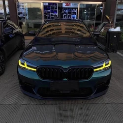 for BMW 5 series 2021-2023 G30 G31 F90 Lemon Yellow DRL Module RGB multicolor LED boards daytime running lights chip