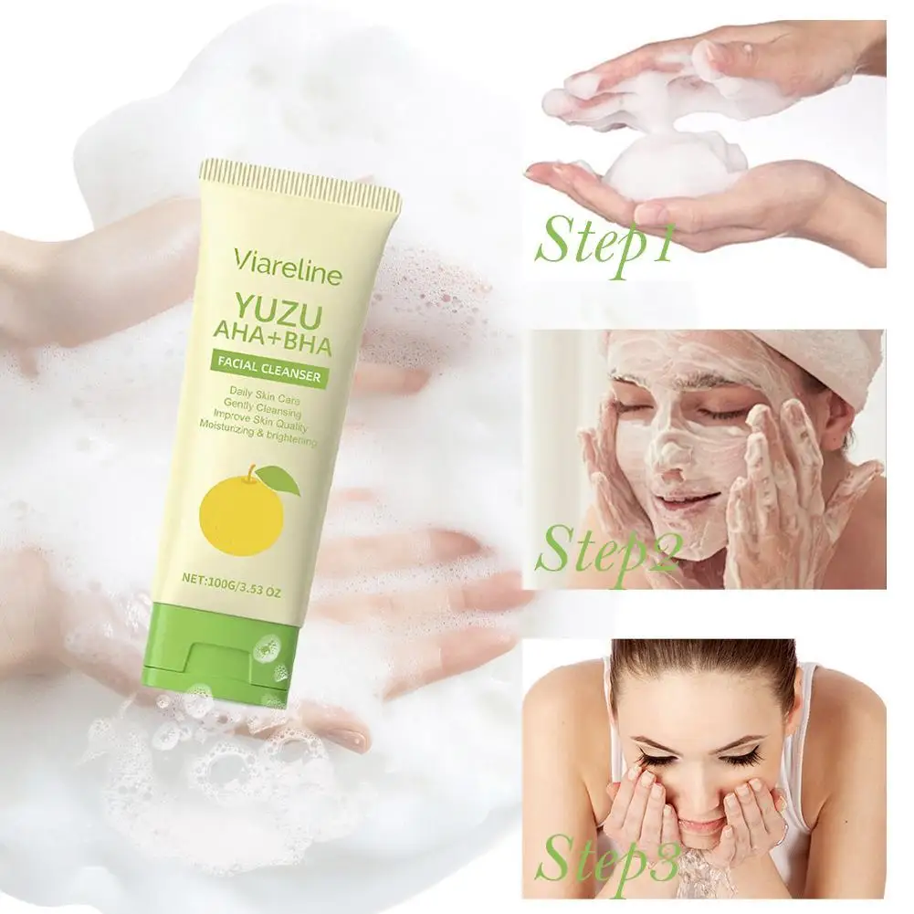 

1pcs Foaming Moisture Cleansing Foam Moisturizing Refreshing Oil Control Not Tight Cleanser Dense Foam Skin Care