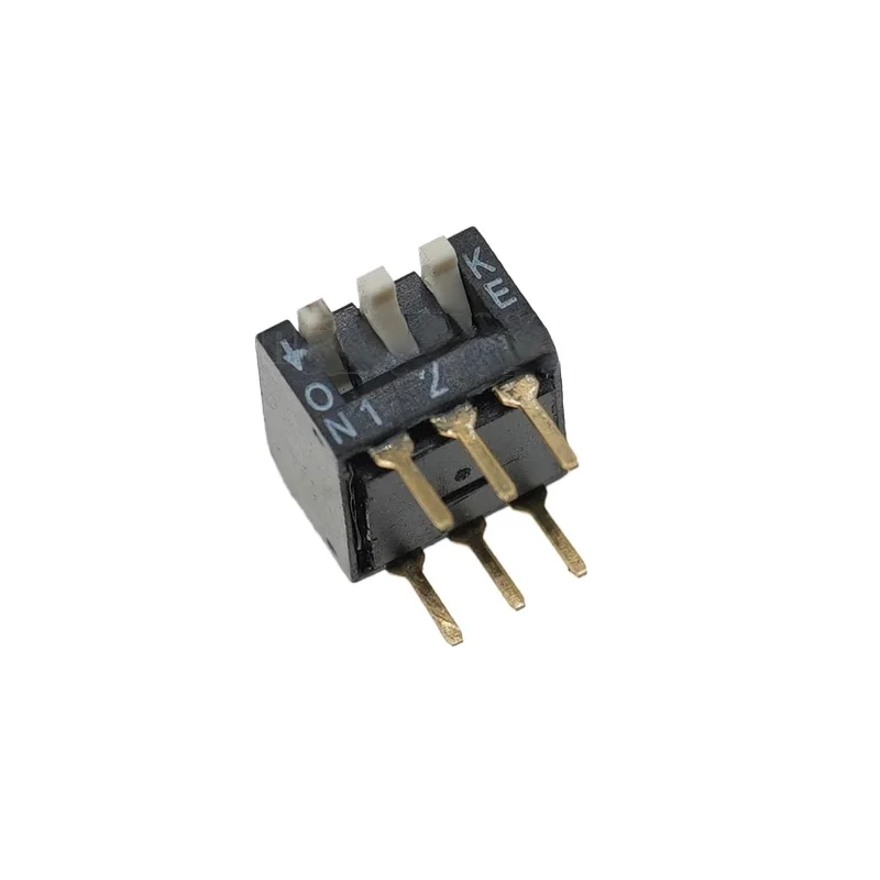 3-position DSPV03LHGET Original KE Direct Insert Key Switch Side Dial DIP Switch 2.54mm Pitch