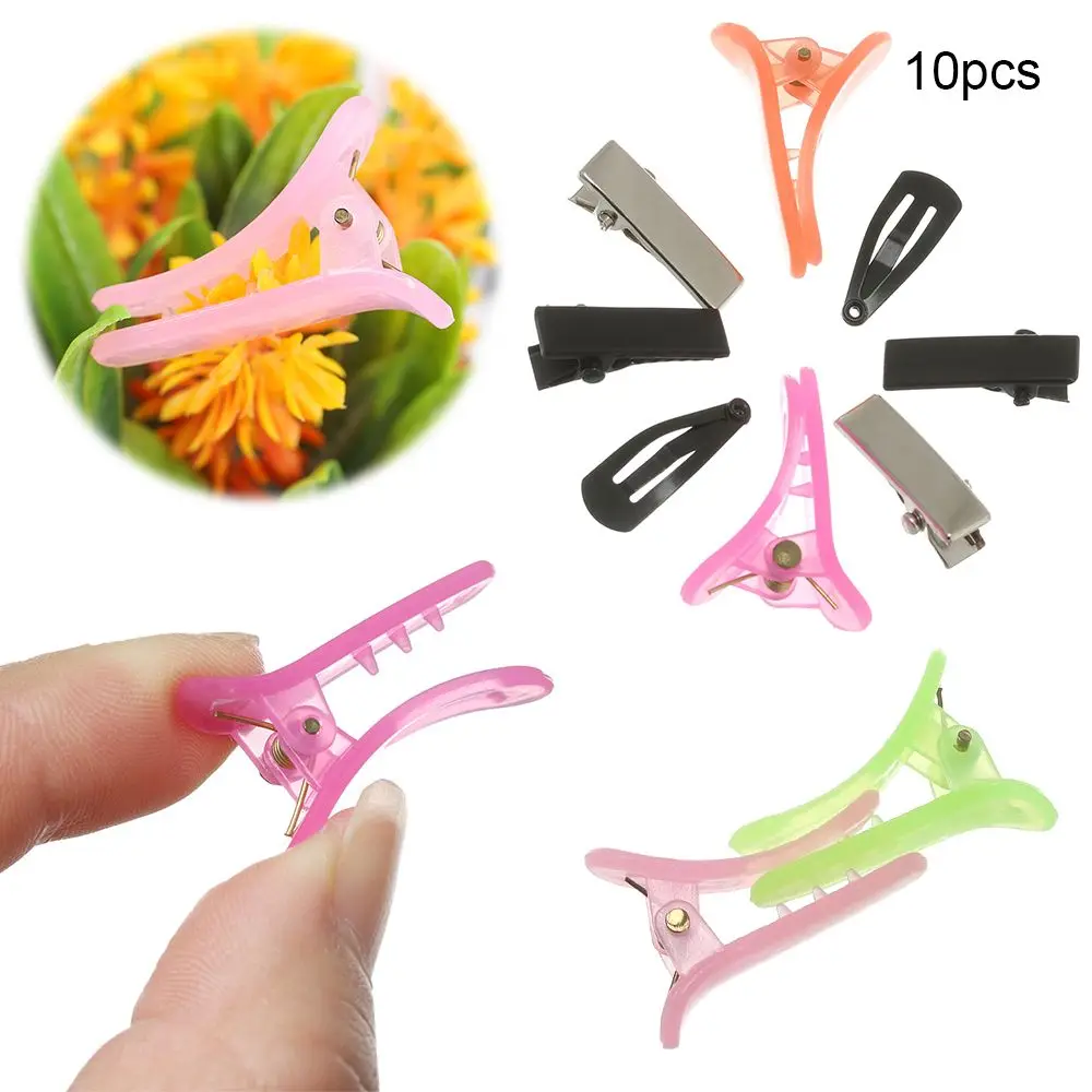 Girl Birthday Gift Princess Kids Toys DIY Dolls Hairpin Doll Head Clips Headwear Mini Matal/Plastic Headclip Children Hair Clip