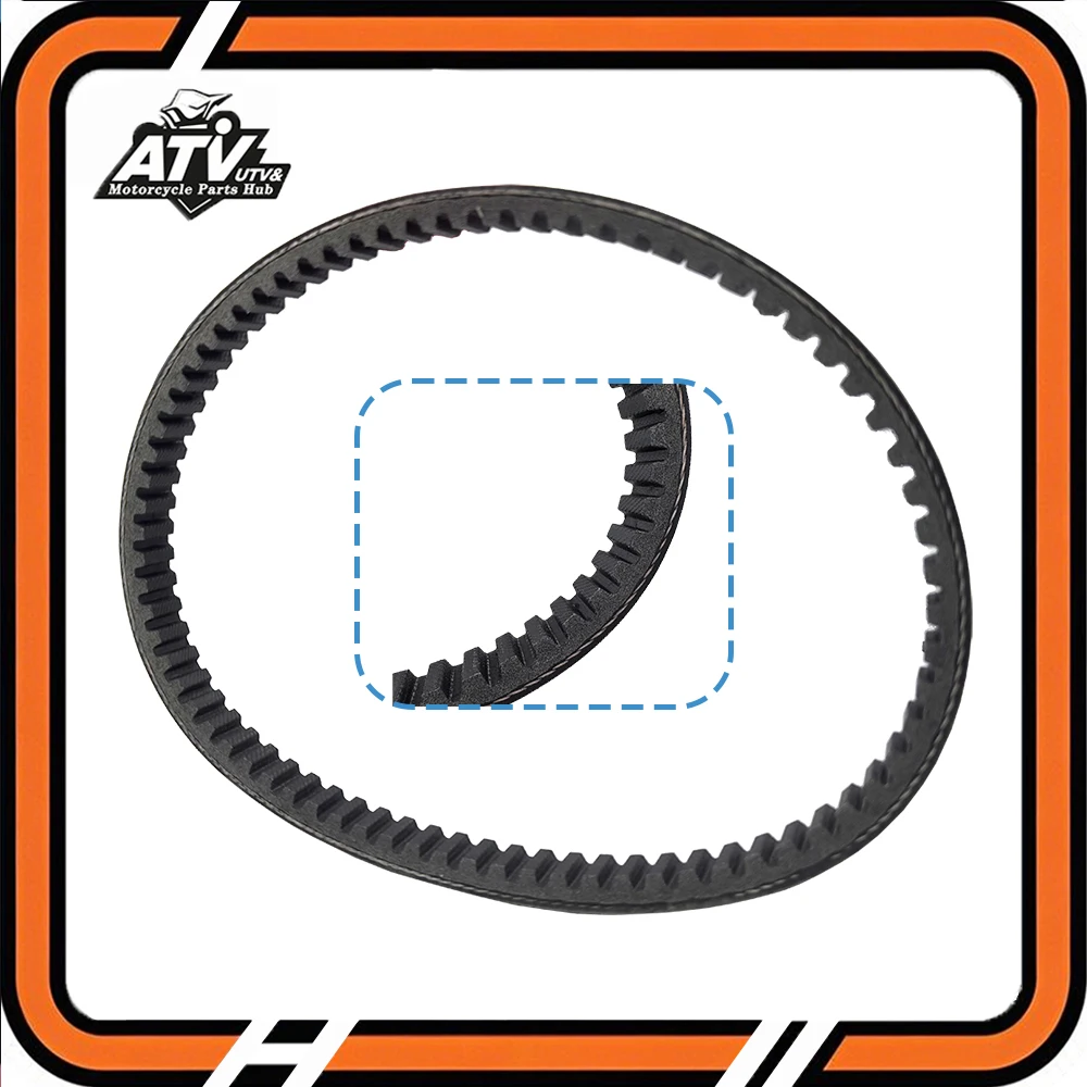 

775x18.3 GY6 50cc Variator Belt For SYM Peugeot 50 Orbit II GY6 50cc 4 Stroke Chinese Scooter Moped 1P39QMB engine 775 18.3