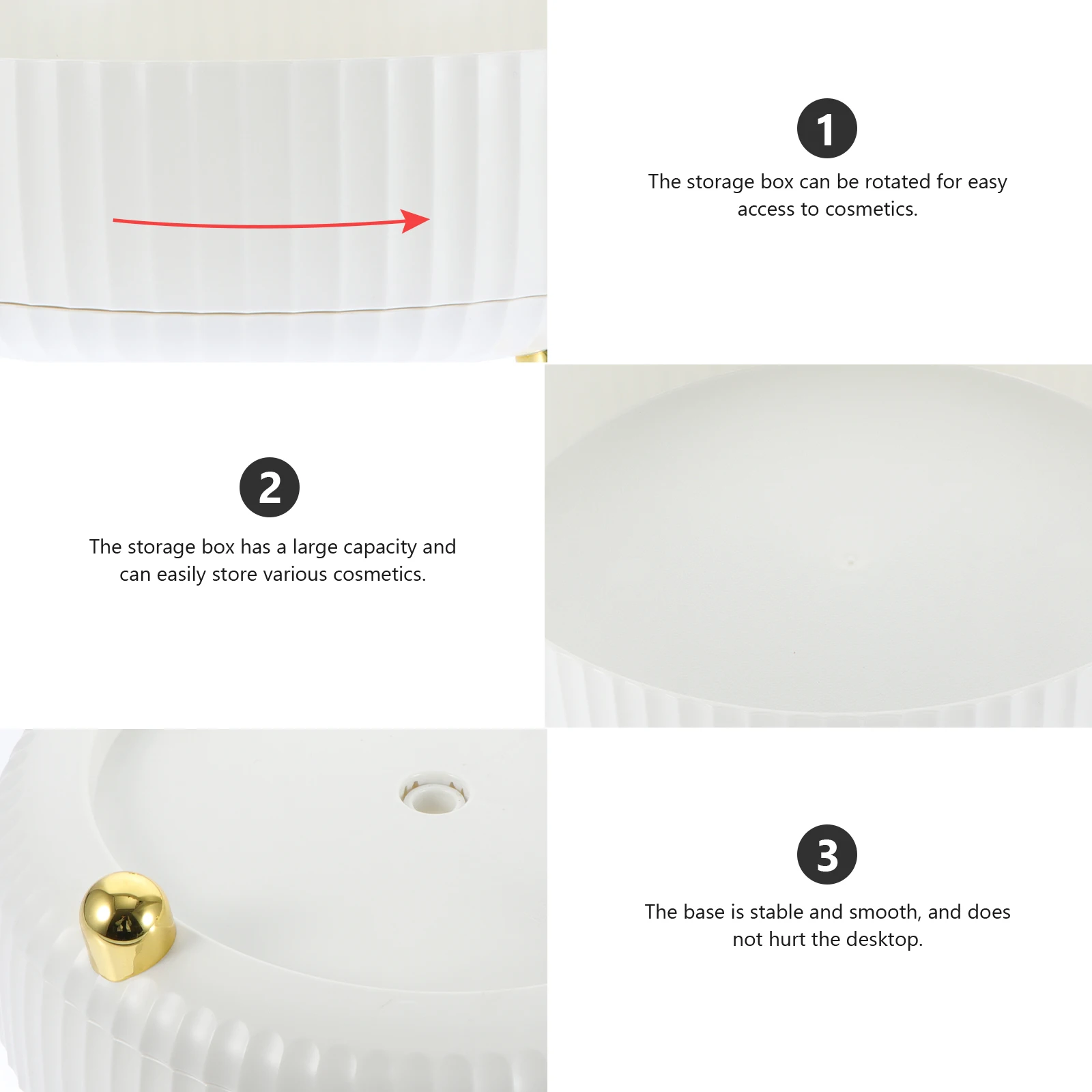 

Practical Box Desktop Sundries Holder ganizer For Makeup Brushes Lipsticks Tools Skin Care Products Box