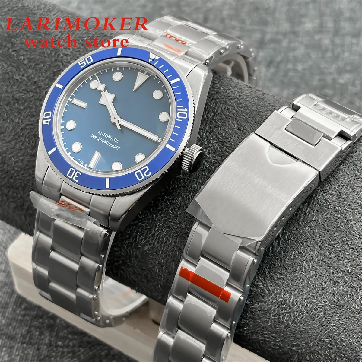 BLIGER Raw Ear 20 мм, браслет из твердой нержавеющей стали 904L, серебристый, черный, розовое золото, ремешок с покрытием, подходит для корпуса 39 мм