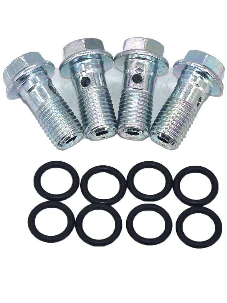 

Motorcycle parts oil cooler adapter oil cooler fittings screw brake M8 or M10 screws with gasket oil cooler line bolts screws