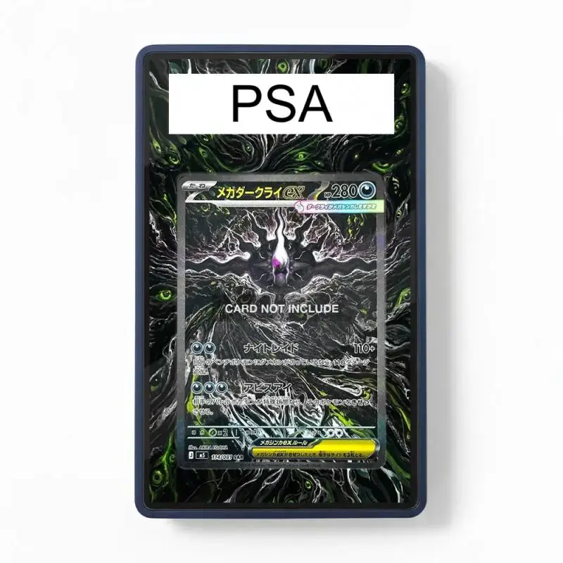 Mega Darkrai ex 114-081 Extended Art Display Cases PSA BGS Collection Card Acrylic Stand Gift Toys